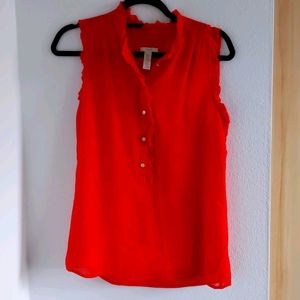 100% Silk JCrew Blouse